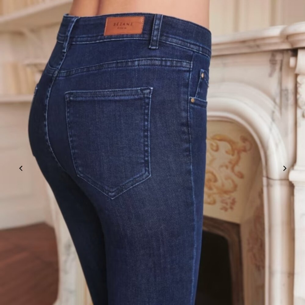 SEZANE Perfect Slim Jeans in Indigo Size 28